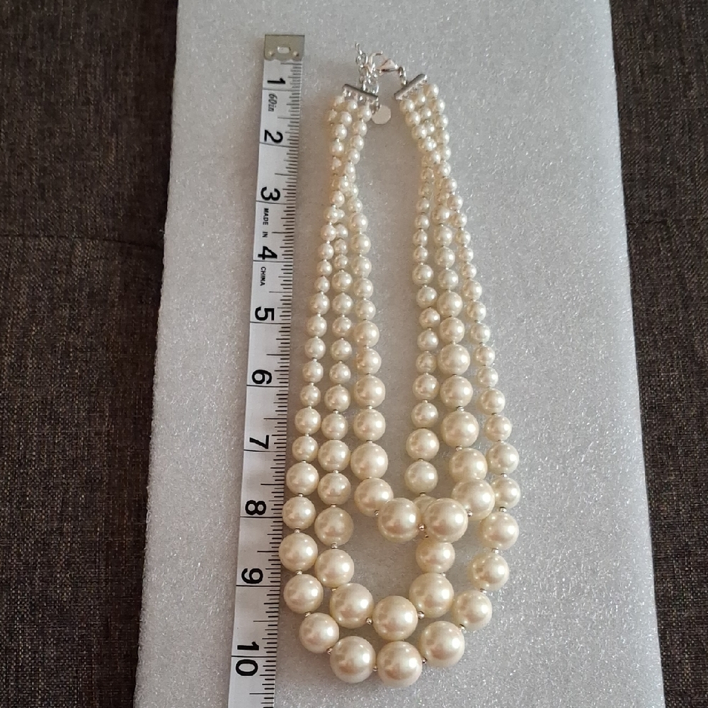 Charter Club Cream Pearl Necklace